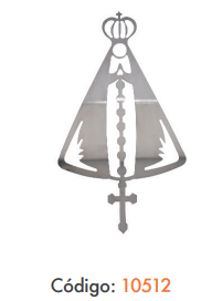 ACABAMENTO INOX ILUSTRAÇÃO NOSSA SENHORA APARECIDA
