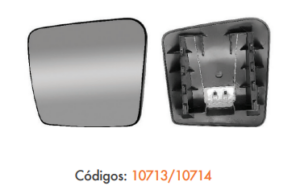 BASE COM VIDRO RETROVISOR LE/LD AUXILIAR COM DESEMBAÇADOR VOLVO VM